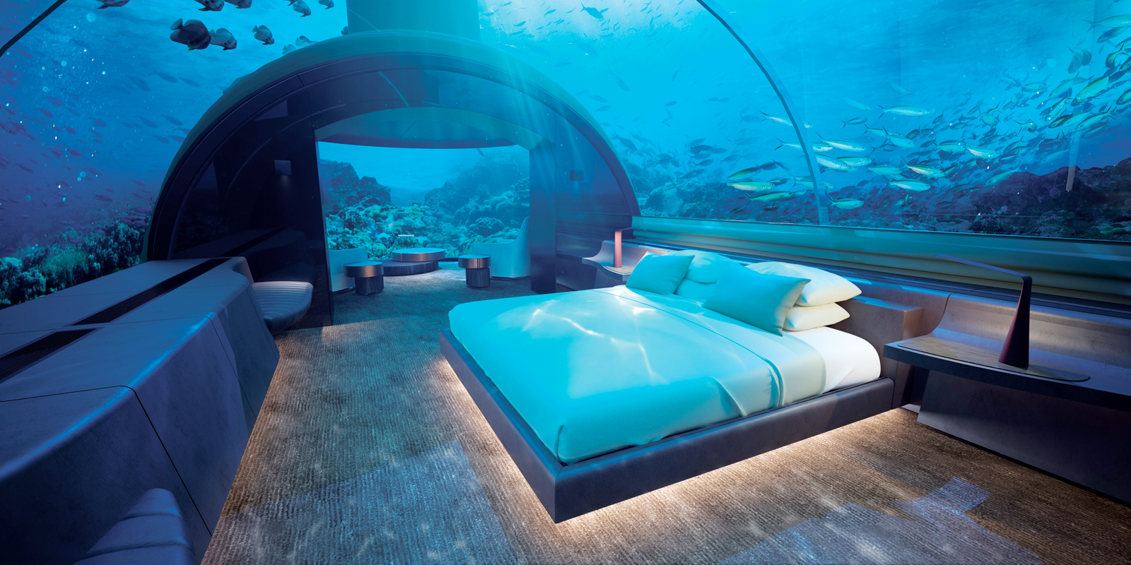 Sleep with the fishes on Rangali Island in the Maldives | Luxury Travel ...